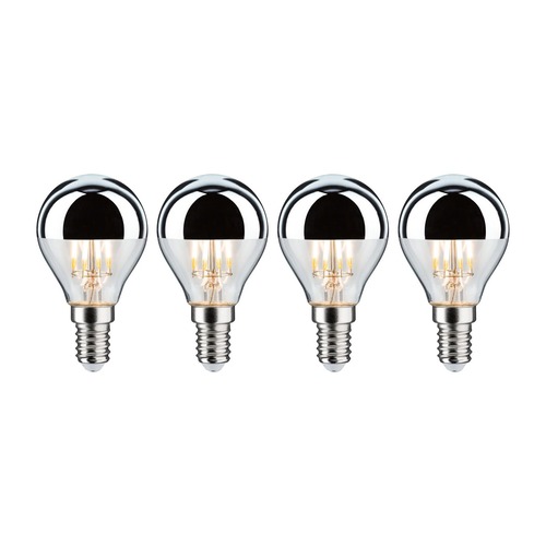 E14 - P 5077 Modern Classic Edition set LED kapka zrcadlový svrchlík E14 230V 4x4,8W 2700K stmívatelné zrcadlový svrchlík stříbrná - PAULMANN - foto 1