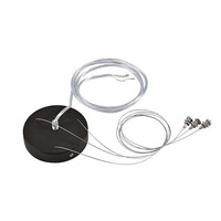 Kotvící prvky, držáky, závěsy - LA 133810 Závěsná sada MEDO PRO, černá - BIG WHITE (SLV)