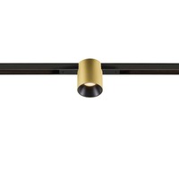 Lištové Magnetic SLV - LA 1008947 FIX-IT! 48V, DALI, kulatý, standardní stopa, spot, 2700 K, 6,6 W, 36°, zlatý / černý - BIG WHITE (SLV)