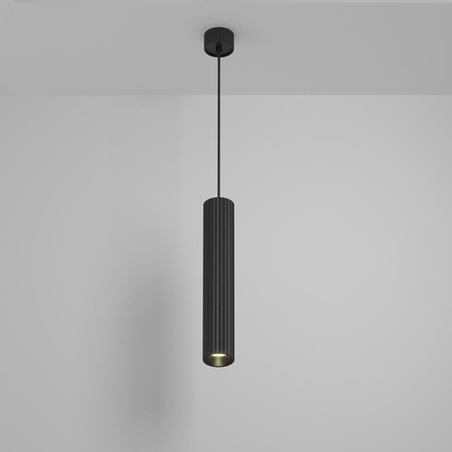 Válec - M P106PL-01-GU10-B Závěsné svítidlo Calipso GU10 10W černý hliník - MAYTONI - foto 1