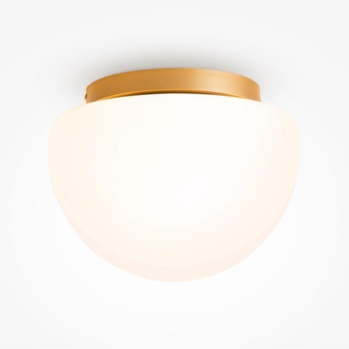 Kruhová - M MOD270CL-01G Stropní svítidlo Glassy E27 60W opálové sklo zlatá kov - MAYTONI - foto 1