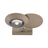 Nepřímé osvětlení - PN 9052-97 LED nástěnné svítidlo PURE Oculis, bronzová, stmívatelné, otočné a nastavitelné, 2700K - PAUL NEUHAUS