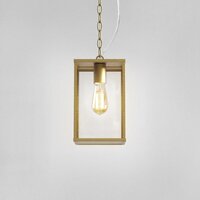 Hranatá - AST 1095035 Závěsné svítidlo Homefield Pendant 240 12W E27 mosaz - ASTRO Lighting