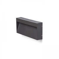 Nástěnná - RED R12547X VÝPRODEJ VZORKU - AQILA RC nástěnná antracitová 230V LED 6W IP54 3000K - RED - DESIGN RENDL