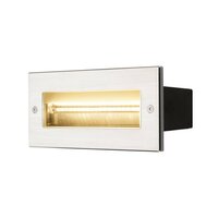 Zapuštěná - LA 233660 BRICK venkovní nástěnné vestavné svítidlo LED 3000K nerez 230V IP67 850lm 10W - BIG WHITE (SLV)