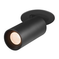 Kruhová - LA 1006927 NUMINOS® PROJECTOR M stropní zápustné svítidlo 2700 K, 55°, válcové, černé/černé - BIG WHITE (SLV)