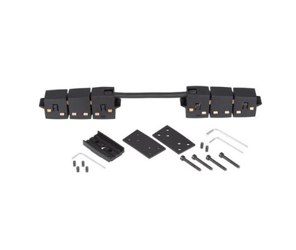 Lištové Magnetic Novaluce - NV 9010202 AKCE - Flexibilní spojka a koncovky k magnetické liště BREDA černé - NOVA LUCE - foto 1