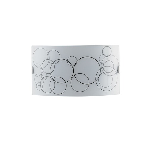 Nepřímé osvětlení - FAN I-KARMA-AP3520 Nástěnné svítidlo Karma, bílé/černé, 2 x E27, 35 x 10,5 x 20 cm - FANEUROPE - foto 1