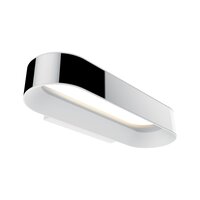Nepřímé osvětlení - P 70948 LED nástěnné svítidlo Agena IP44 20W chrom/bílá mat stmívatelné - PAULMANN