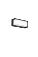 Nástěnná - FAN LED-W-BLOCK-RT-NER Nástěnné LED svítidlo Block obdélníkové (černé) 24 W, 3210 lm, CCT 3000 / 4200 / 6500 K, 32 x 13 x 10 cm - FANEUROPE