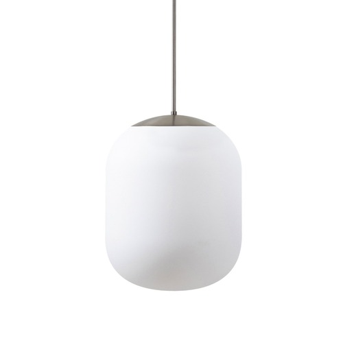 Koule - OS TAN62834 TANIA P2 HP závěsné skleněné svítidlo kartáčovaná nerez / bílá IP40 4000 K 59W LED - OSMONT - foto 1