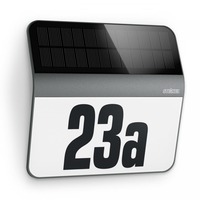 Nástěnná - STEIN 035730 Venkovní solární svítidlo s číslem domu XSOLAR LH-N antracit 110054273 - STEINEL