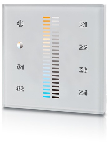Ovladače - SLC S50009 SLC Wall remote RF Touch TW 4 Zones - TLG - foto 1