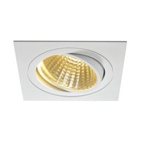 Hranatá - LA 114281 NEW TRIA DL čtvercová sada matná bílá 230V/700mA LED 25W 30° 2700K - BIG WHITE (SLV)