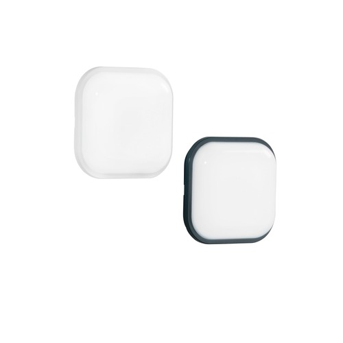 Nástěnná - FAN LED-EVER-Q-L BCO Venkovní nástěnné a stropní svítidlo LED EVER bílá, polykarbonát, 28 W, 3470 lm, 3000/4000 K, IP65, 22,1 x 22,1 x 7,2 cm - FANEUROPE - foto 1