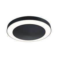 Přisazená - P 94526 LED stropní svítidlo Circula soumrakový senzor a pohybové čidlo IP44 320mm 3000K 14W antracit - PAULMANN