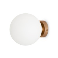 Dekorativní - M MOD321WL-01G2 Nástěnné svítidlo Basic form E14 40W zlatá kov opálové sklo - MAYTONI