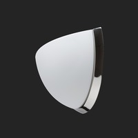 Dekorativní - OS NEL59956 NELA DL2 nástěnné skleněné svítidlo nerez leštěná / bílá IP43 4000 K 15W LED HF (původní kód OS 59956) - OSMONT