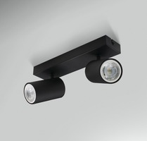 Bodová - CEN ENSN-2GU10 ENFASI přisazené svítidlo pro 2XGU10 ČERNÉ - CENTURY