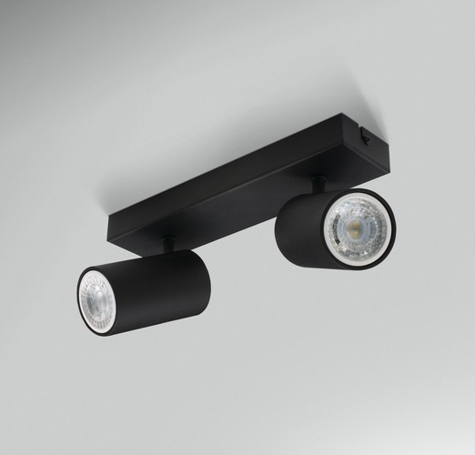 Bodová - CEN ENSN-2GU10 ENFASI přisazené svítidlo pro 2XGU10 ČERNÉ - CENTURY - foto 1