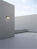 Nástěnná - NV 9492610 Venkovní nástěnné svítidlo ZENON antracitový hliník a matný akryl LED 10W 3000K 220-240V 114st. IP65 - NOVA LUCE