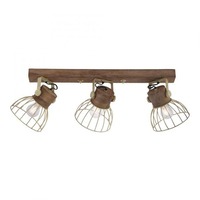 Bodová - LD 11488-60 ALAMI Stropní svítidlo, matná mosaz, E27 vyměnitelné, industriální styl - LEUCHTEN DIREKT / JUST LIGHT
