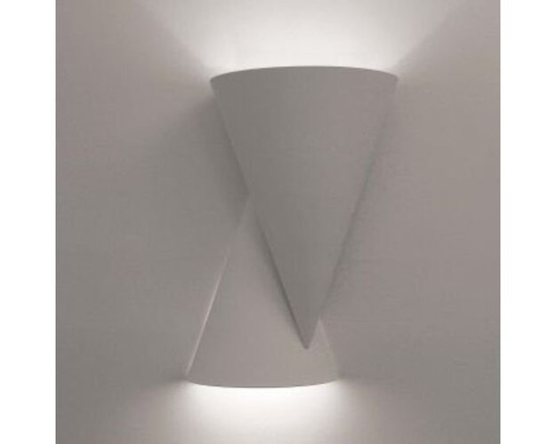 Sádrová - WD 86-1728 Nástěnné svítidlo AKG 173 max. 42W, P45, E27 + max. 15W, TC-TSE, E27 - ECO-DESIGN - foto 1