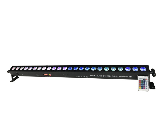 Jevištní efekty - 24 * 3W RGB 3IN1 LED nástěnné podložky - baterie bezdrátové - foto 1