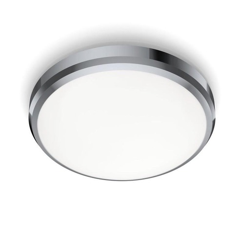 Kruhová - PH 8718699777210 LED Koupelnové stropní přisazené svítidlo Philips DORIS CL257 8718699777210 6W 640lm 4000K IP44 22cm chromové - PHILIPS (929002514101) - foto 1