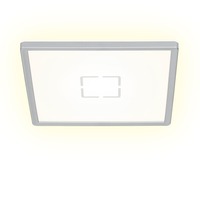 Hranatá - BRI 3390-014 Slim svítidlo LED panel, 29,3 cm, 2400 lm, 18 W, stříbrná - BRILONER