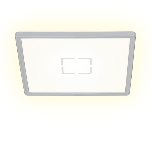 Hranatá - BRI 3390014 Slim svítidlo LED panel, 29,3 cm, 2400 lm, 18 W, stříbrná (starý kód: BRI 3390-014) - BRILONER - foto 1