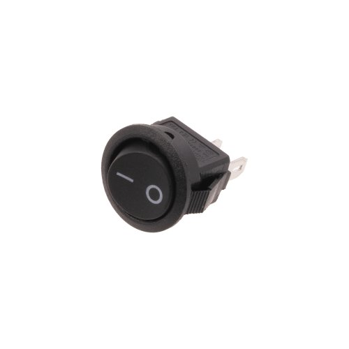 Mechanické vypínače, spínače - Vypínač kolébkový 250V/2A černý - foto 1