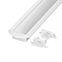 Difuzory a koncovky - Koncovka profilu V5W bílá kulatá