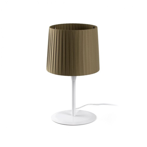 Stolní lampy dekorační - FARO 64310-40 SAMBA bílá/skládaná zelená stolní lampa - FARO - foto 1