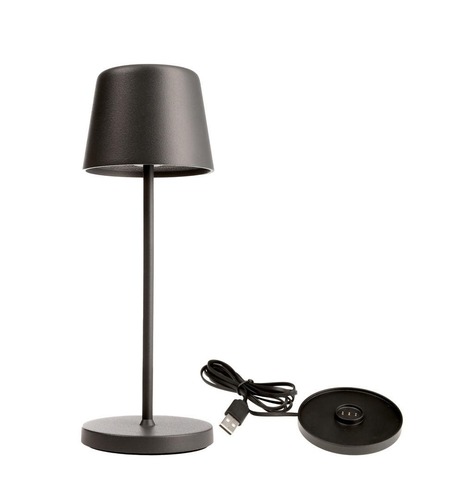 Na stůl - IMPR 620209 Deko-Light nabíjecí svítidlo - sada Canis Mini šedá + nabíjecí základna - foto 1