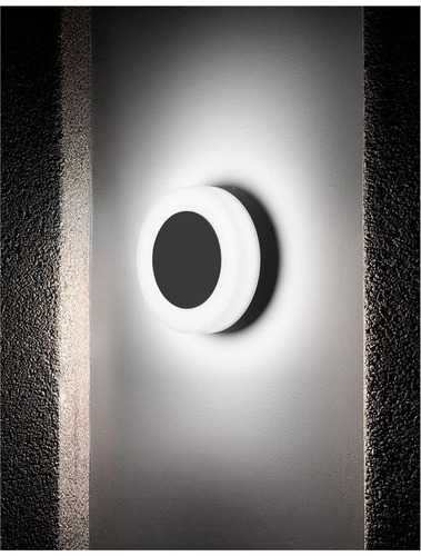 Nástěnná - NV 9529713 Venkovní nástěnné svítidlo TUNE černý hliník a akryl LED 9W 3000K 100-240V 112st. IP65 - NOVA LUCE - foto 1