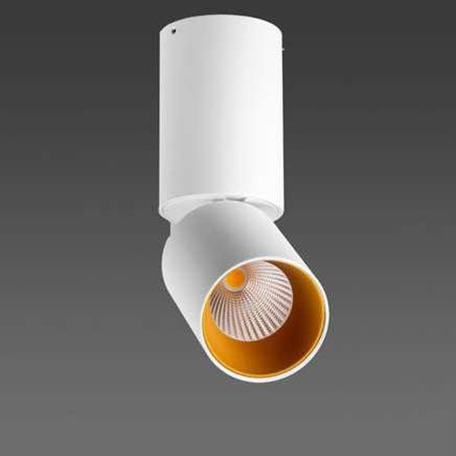 Downlight - BPM 20138.03.SR.WH-GC.19.ST.9.27 Přisazené svítidlo MARTORELL TUBE 10W Ø60 180mm 19º bílá / zlatá 2700K - BPM - foto 1