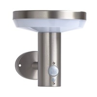 LED zahradní světla - LED solární nástěnné svítidlo UP 4.4W senzor