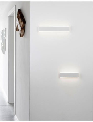 Nepřímé osvětlení - NV 9115908 Nástěnné svítidlo LINE bílý hliník a akryl LED 2x8W 230V 3000K IP20 - NOVA LUCE - foto 1