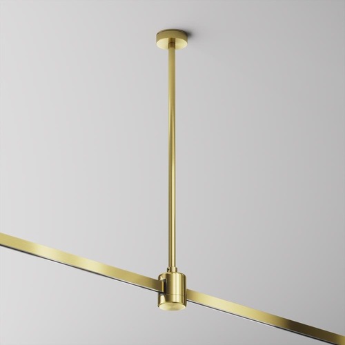 Lištové Magnetic Maytoni Flarity - M TRA158C-IPCL1-BS Stropní upevnění s prodlužovací spojkou 360 mm pro magnetickou lištu 24V mosaz hliník Flarity - MAYTONI - foto 1