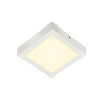 Hranatá - LA 1003018 SENSER 18 Indoor, stropní LED svítidlo hranaté, bílé, 3000K - BIG WHITE (SLV)