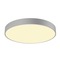 Kruhová - LA 1007324 MEDO® 60 nástěnné a stropní nástavbové svítidlo, kulaté, 2700/3000/4000K, 39W, fáze, 110°, šedá - BIG WHITE (SLV)