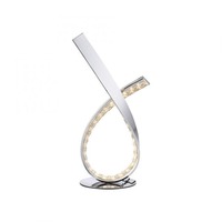 Stolní lampy dekorační - PN 4391-17 BRILLA LED stolní lampa lesklý chrom stmívatelné šňůrový stmívač do interiéru 3000K - PAUL NEUHAUS