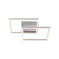 Hranatá - LD 14002-55 IVEN LED stropní svítidlo, barva ocel, hranaté, moderní energeticky úsporné 3000K - LEUCHTEN DIREKT / JUST LIGHT