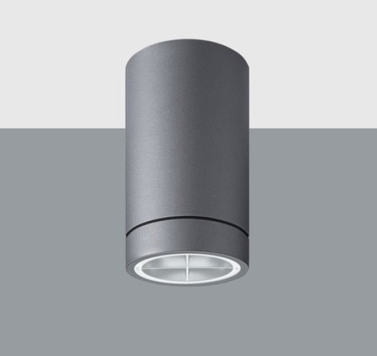 Downlight - ERCO 1084533000 AKCE - Stropní svítidlo Downlight oval flood IP65 antracit LED 3000K DALI - ERCO - foto 1