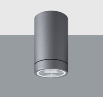 Downlight - ERCO 1084533000 AKCE - Stropní svítidlo Downlight oval flood IP65 antracit LED 3000K DALI - ERCO