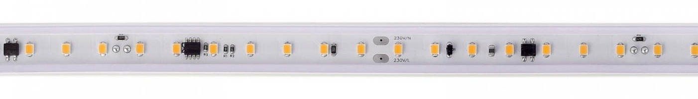 Hlavní osvětlení - IMPR 840387 Deko-Light flexibilní LED pásek 2835-84-230V-3000K-50m-PVC Extrusion 220-240V AC/50-60Hz 14,00 W/m 3000 K 1470 lm/m 50000 mm