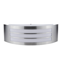 LED nástěnné svítidla - Nástěnné svítidlo z nerezové oceli 1xE27