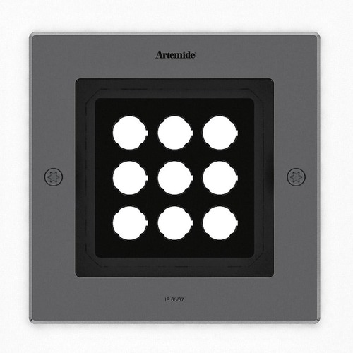 Zapuštěná - AR T4066WFLW00 Ego 220 downlight čtverec 38° 3000K Inox IK10 - ARTEMIDE - foto 1