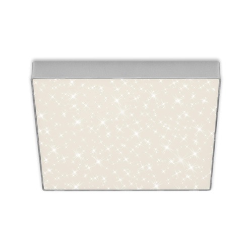 Hranatá - BRI 7078-414 LED stropní svítidlo hvězdné nebe, 28,7 cm, 21 W, stříbrná - BRILONER - foto 1